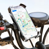 Bicycle Gps Navigation Mount for Handlebars - Compatible with 4.0-6.5 Phones and Gopro - Low Angle