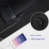 Large Capacity Business Laptop Backpack with Usb - Breathable Black 29x16x44cm - 45-Degree Angle
