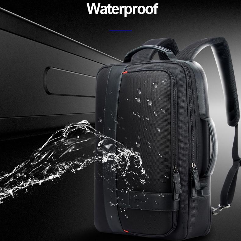 Large Capacity Business Laptop Backpack with Usb - Breathable Black 29x16x44cm