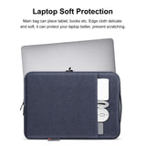 14-15 Inch Laptop Sleeve Briefcase With Zipper And Handle - Gray Blue - Extra Image