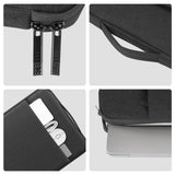 15-16.7 Inch Laptop Sleeve Briefcase With Zipper And Handle - Gray Blue - Extra Image