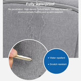 Portable 15 Inch Laptop Leather Handbag For Business Briefcase - Sapphire Blue - Extra Image