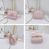 Princess Crossbody Bag For Kids - Pink - Top-Down View