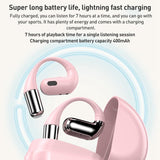 Phantom Open Wireless Bluetooth Earphones - Zga Gs13 - Pink - Low Angle