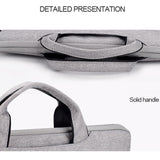 13.3 Inch Portable Laptop Shoulder Bag - Oxford Cloth & Nylon - Hemp Gray - Extra Image
