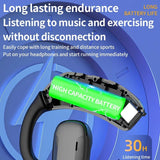 Wireless Earbuds with Digital Display and Stereo Sound - Orange