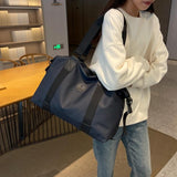 Travel-ready Waterproof Sports Bag for Fitness - Grey