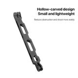 Aluminum Extension Arm with Hollow Grip - 20cm - Silver