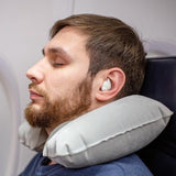Wireless Sleep Earbuds by Hoco - True Bluetooth - Blue - Close-Up Angle