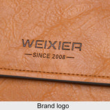 Large Capacity Crossbody Bag For Men D808 Single Shoulder Bag - Light Brown - Low Angle