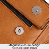 Large Capacity Crossbody Bag For Men D808 Single Shoulder Bag - Light Brown - Extra Image