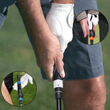 Universal Golf Grip Corrector for Beginners - Training Exerciser - Black - Close-Up Angle
