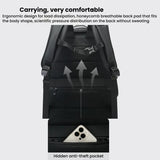 Large Capacity Business Shoulder Bag For Men - Green - Top-Down View