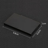 Aluminum Rfid Blocking Credit Card Holder - Black