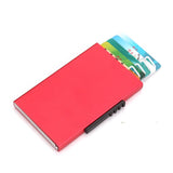 Aluminum Rfid Blocking Credit Card Holder - Black