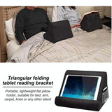 Versatile Laptop Rest Cushion with Cooling Pad - Black - Low Angle