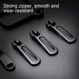 Men Casual Sports Chest Bag Lightweight Shoulder Bag - Elegant Black 7999 - Rear View