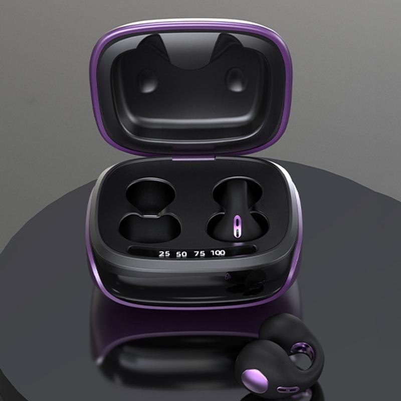 Wireless Bone Conduction Clip-on Bluetooth Headset - Noise Reduction - Skin Colour