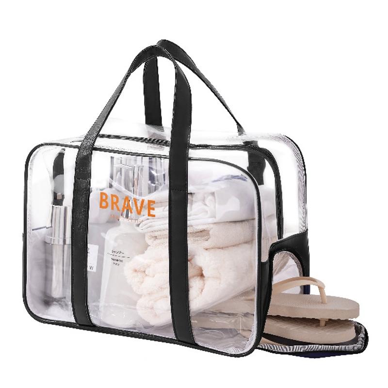 Waterproof Sports Tote For Toiletries & Makeup - Mint Green