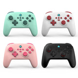 Vibration Gamepad for Switch / Android / Apple / Pc - Tooth Design - Pink
