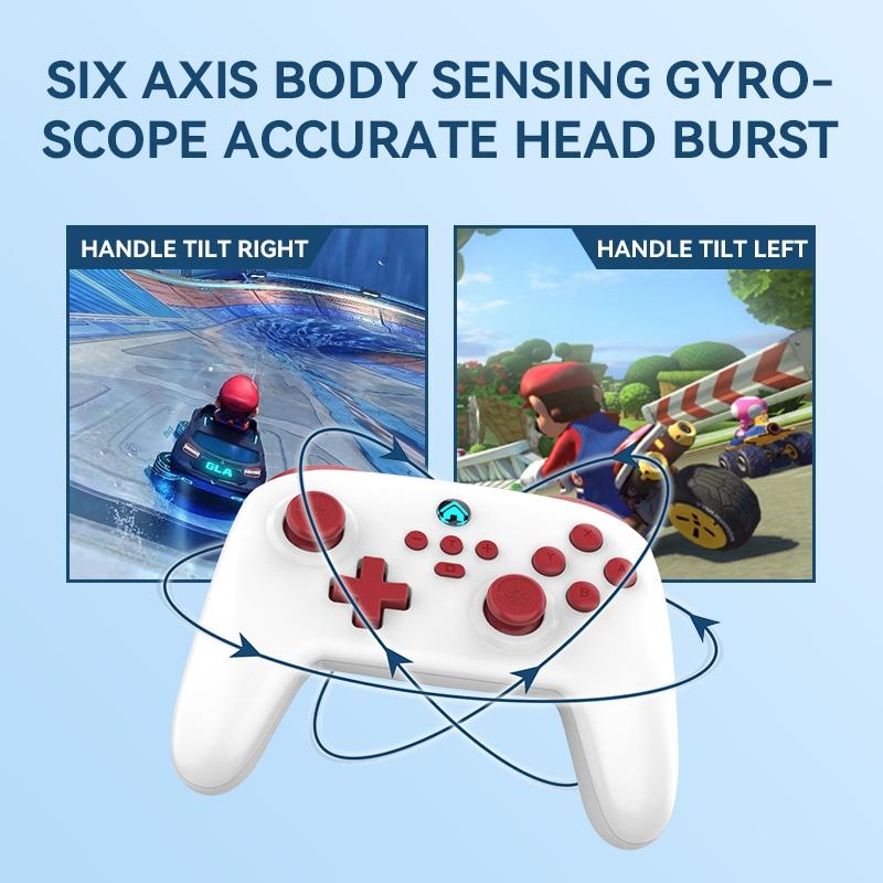 Vibration Gamepad For Switch / Android / Apple / Pc - Tooth Design
