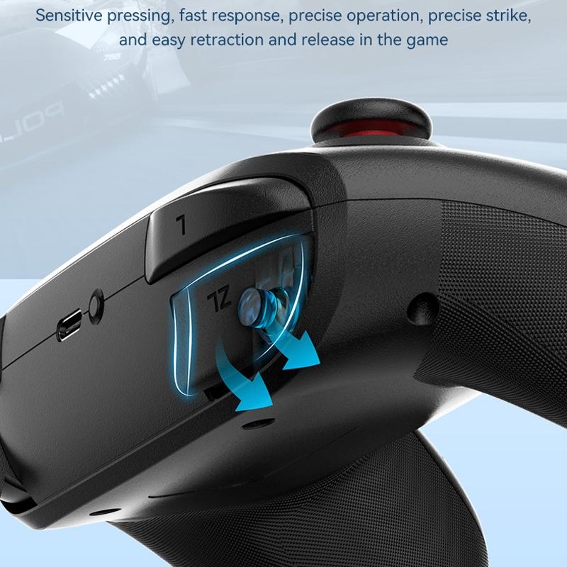 Vibration Gamepad For Switch / Android / Apple / Pc - Tooth Design