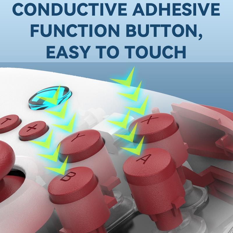 Vibration Gamepad For Switch / Android / Apple / Pc - Tooth Design