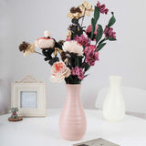 Creative Desktop Flower Vase - Modern Plastic Decoration - Blue - Extra Image