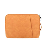 13.3 Inch Sheepskin Notebook Inner Bag - Natural - Cowhide Yellow - Extra Image