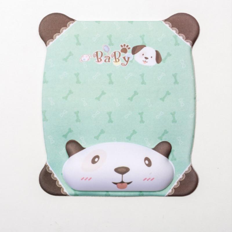 Cartoon Silicone Mouse Pad Wristband - Blue Cat