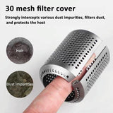 Open Design Outer Filter Cover For Hd01 / Hd03 / Hd08 / Hd15 Hair Dryer - Rose Red - 45-Degree Angle