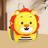 Kids' Cartoon Anti-lost Backpack - Colourful Design - Dinosaur Duck - Extra Image
