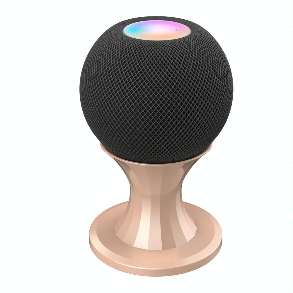 Desktop Speaker Bracket for Apple Home Pod Mini - Rose Gold