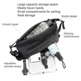 Men Casual Shoulder Bag Chest Pack For On The Go Convenience - Grey - Side View