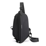 Men Casual Shoulder Bag Chest Pack For On The Go Convenience - Grey - Low Angle