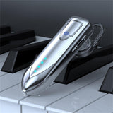 Business Style Bluetooth 5.0 Earphone with Touch Switch - Blue - Side View