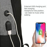 Versatile 3-in-1 Usb Business Bag - Compact and Functional - Navy Blue - 45-Degree Angle