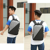 Versatile 3-in-1 Usb Business Bag - Compact and Functional - Navy Blue - Close-Up Angle