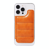 Vintage Cow Print Sewing Card Phone Sticker - Black