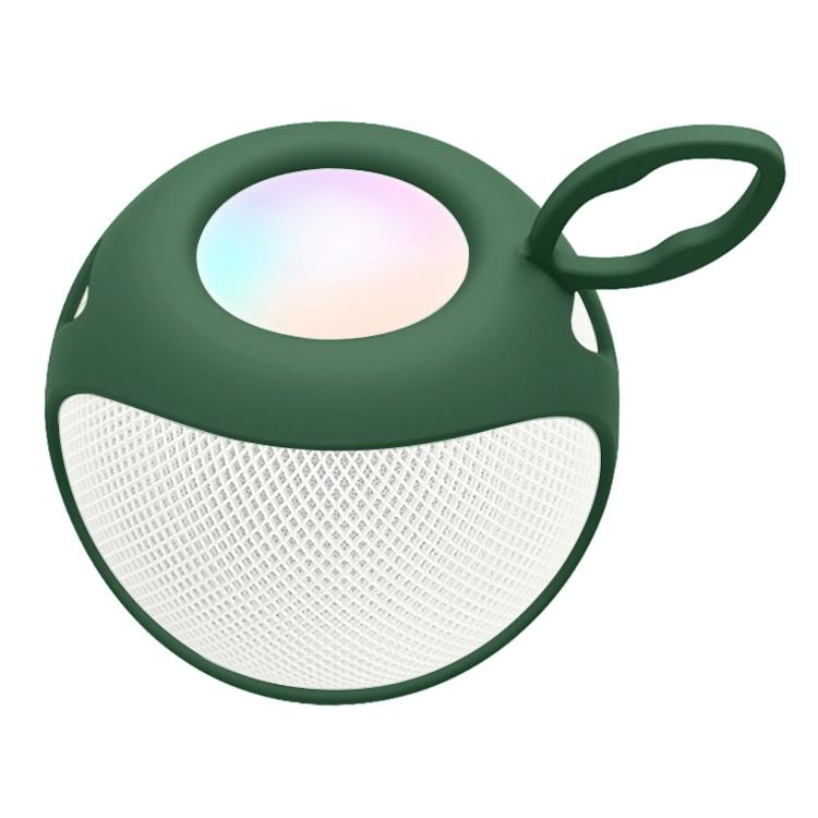 Soft Silicone Protective Cover for Apple Homepod Mini Speaker - Dark Green