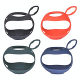 Soft Silicone Protective Cover for Apple Homepod Mini Speaker - Dark Green - Side View