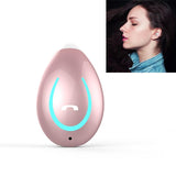 Ultra-light Wireless Earphone with Mic - Bluetooth 5.0 - Ear Clip - Stereo - Black - Front View
