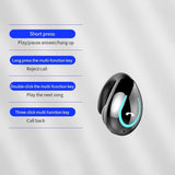 Ultra-light Wireless Earphone with Mic - Bluetooth 5.0 - Ear Clip - Stereo - Black - Extra Image