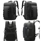 Large Capacity Business Backpack For Men - Blue - Close-Up Angle