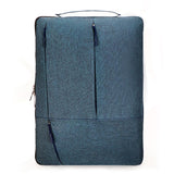 Portable Laptop Handbag - Fits 13-13.3 Inch - Casual Design - Blue - Side View