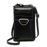 Versatile Women Crossbody Wallet For Phones - Apricot - Front View