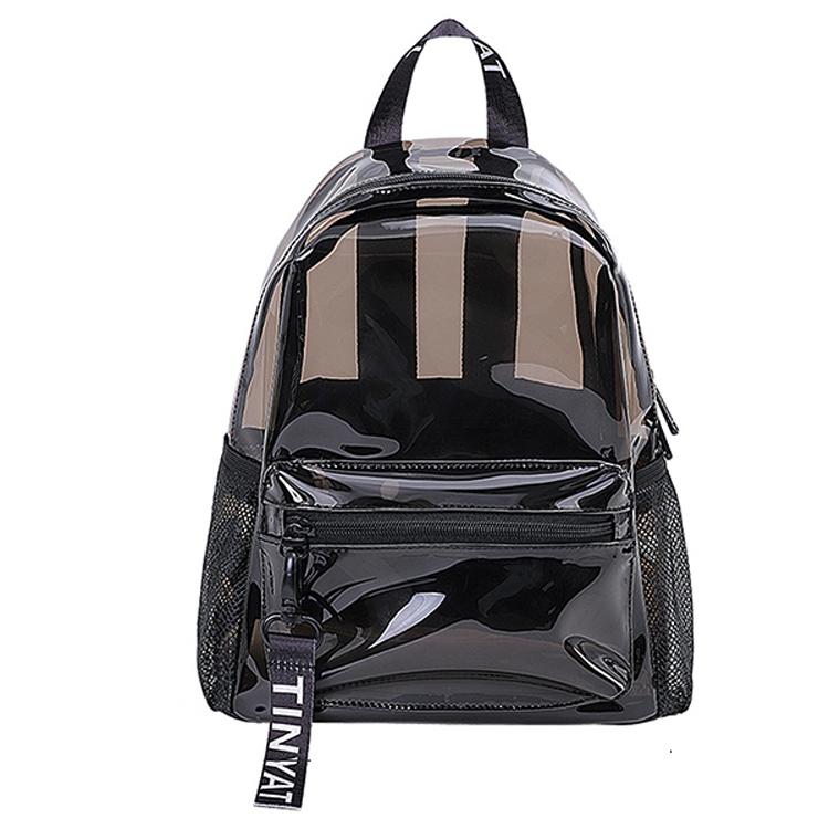 Women Waterproof Pvc Backpack - Orange