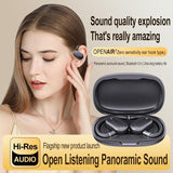Wireless Stereo Earphones with Charging Case - Outdoor Sound - Purple - Side View