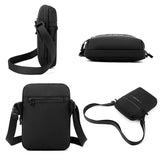 Simple Men Crossbody Bag Business Casual Shoulder Sling For Everyday Use - Dark Blue