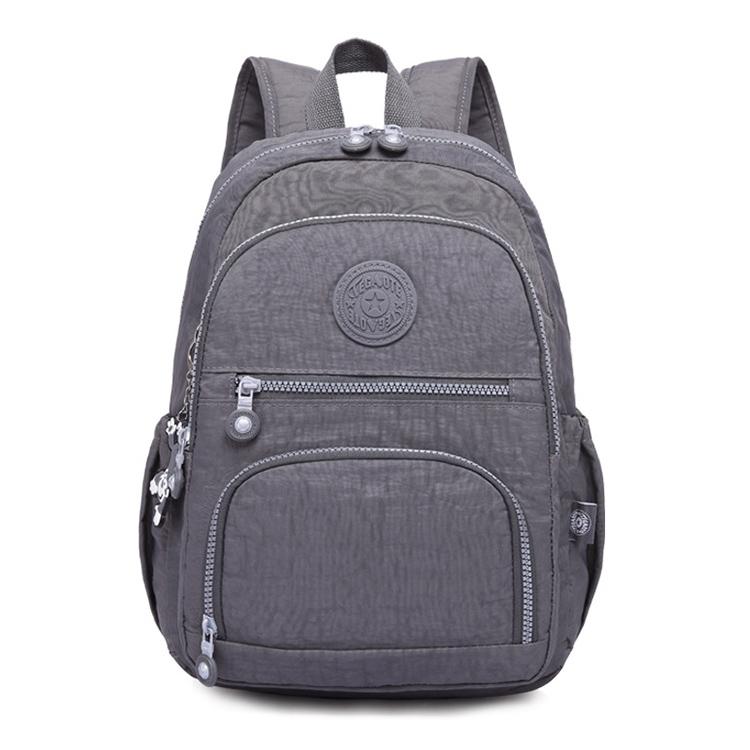 Versatile Teen Backpack for School & Travel - 27x13x37cm - Gray